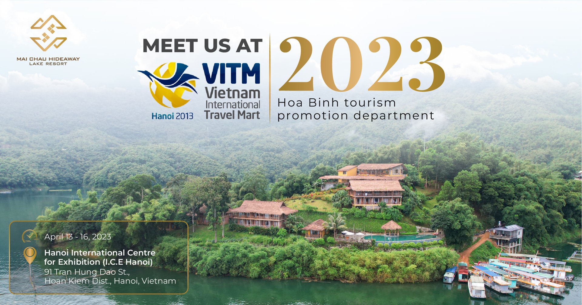 Come to VITM Hanoi 2023 with Mai Chau Hideaway