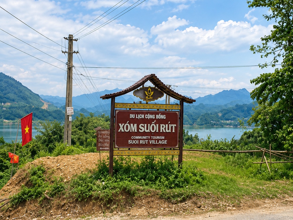 Thôn Suối Rút - Vẻ đẹp mộc mạc giữa núi rừng Mai Châu
