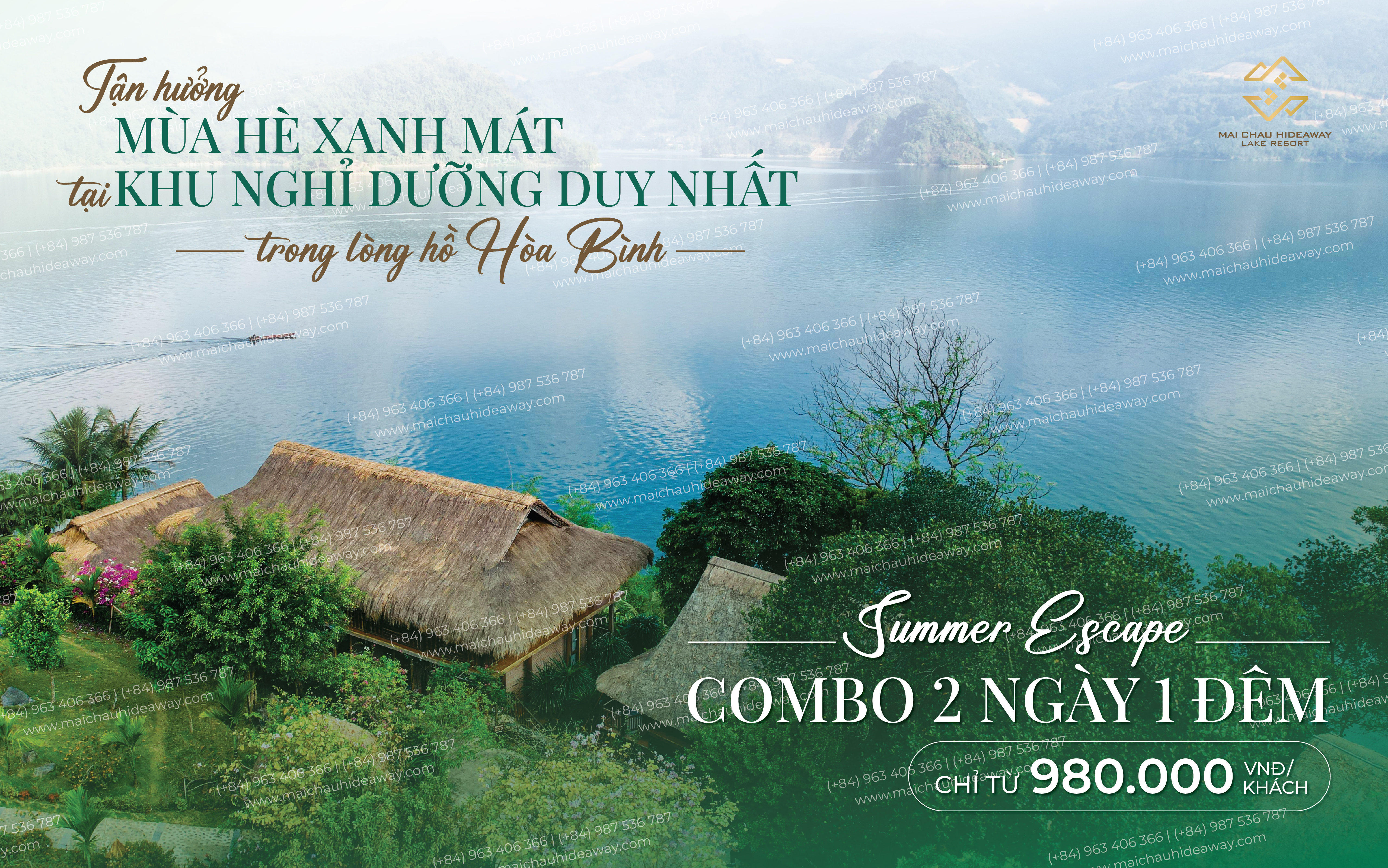SUMMER ESCAPE - COMBO 2 NGÀY 1 ĐÊM CHỈ TỪ 980,000 VNĐ/ KHÁCH