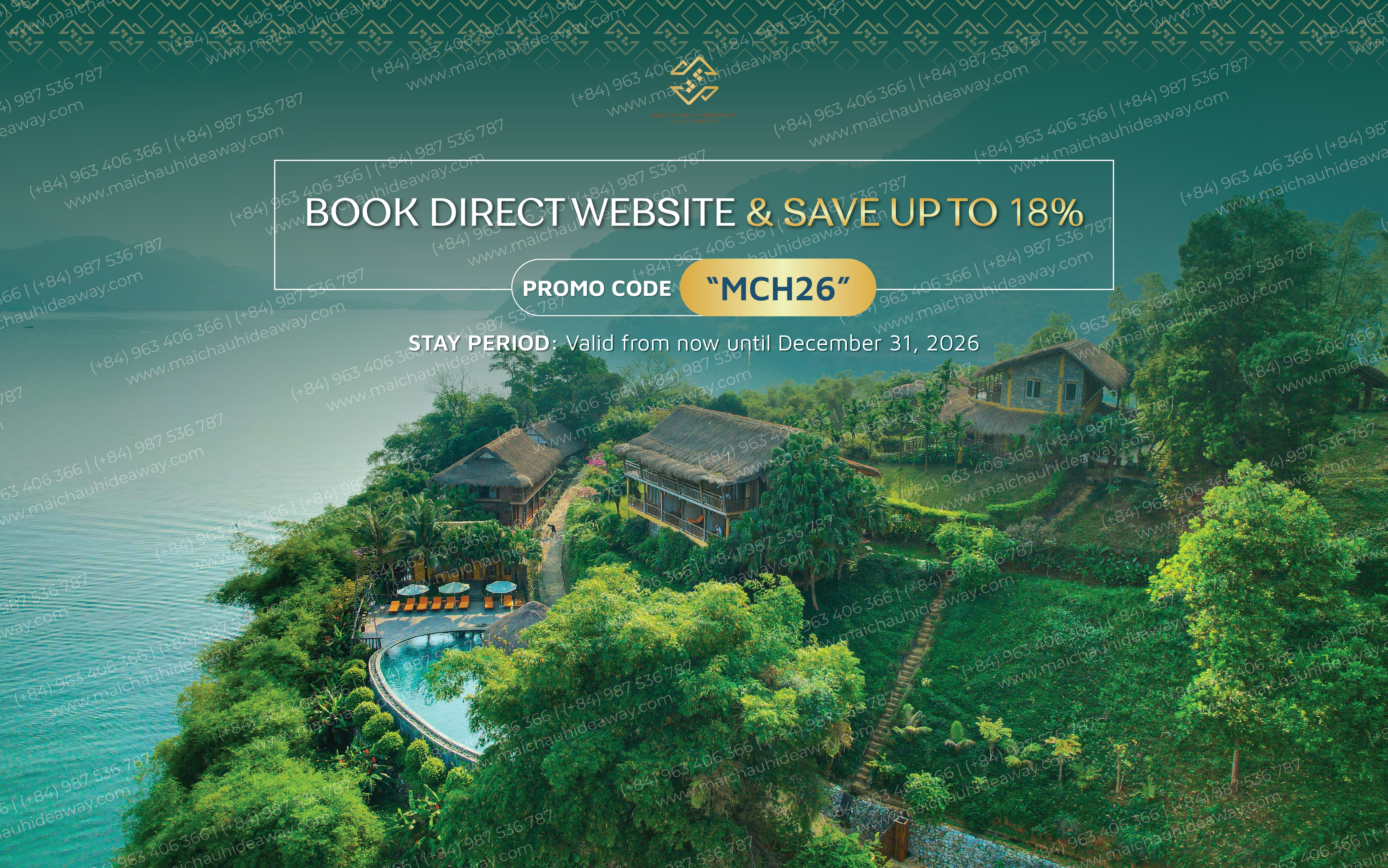BOOK DIRECT & SAVE UP TO 18% | ƯU ĐÃI ĐẶT PHÒNG TRỰC TIẾP