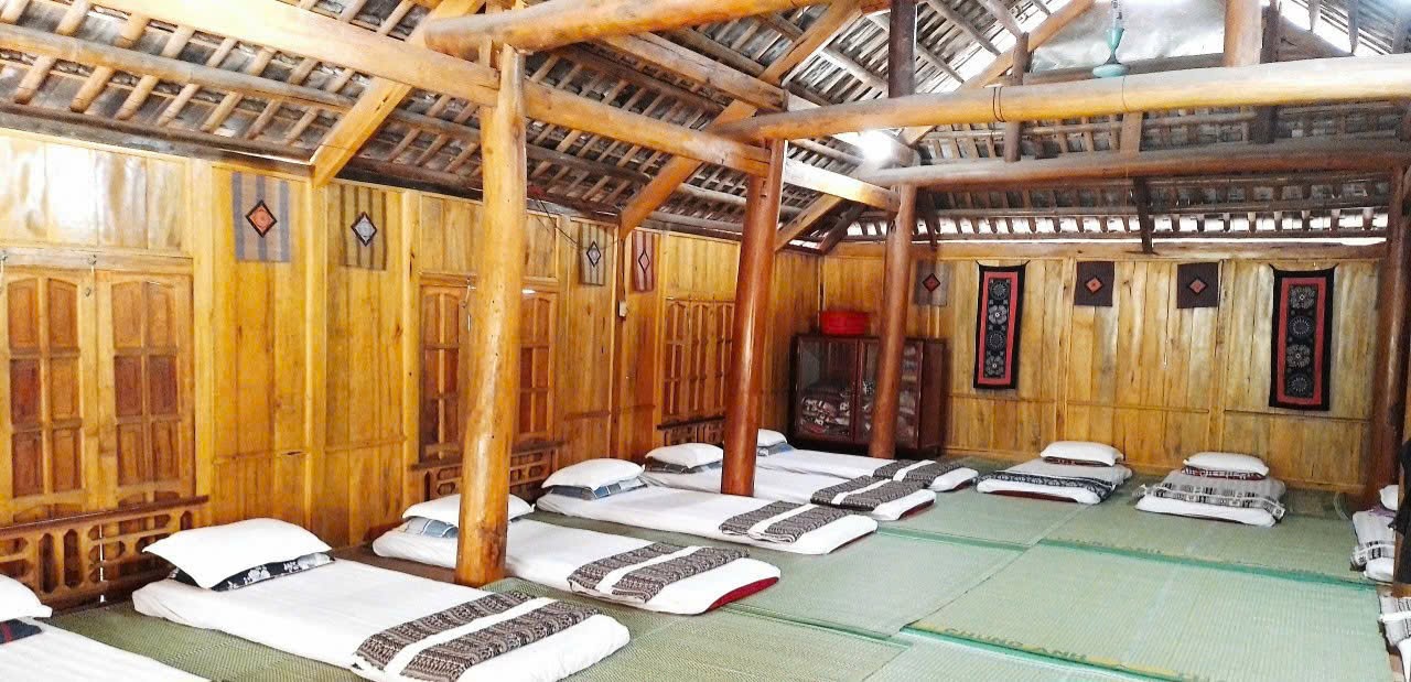 Inside a stilt house in Lac Village (Source: Collected) Inside a stilt house in Lac Village (Source: Collected)