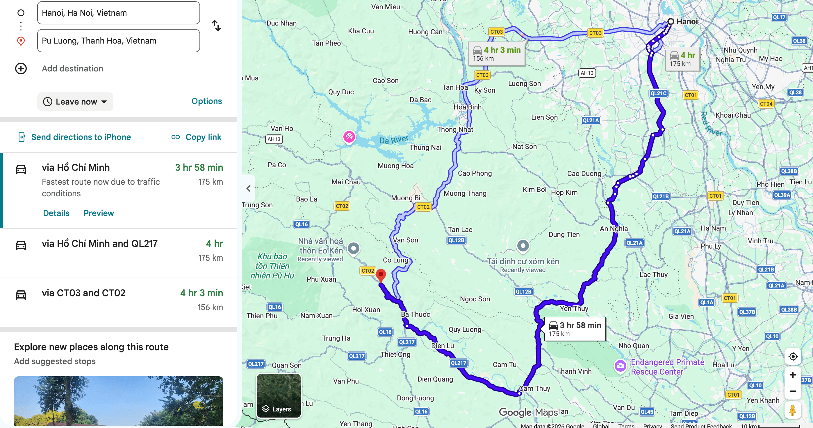 Travel route map from Hanoi to Son Ba Muoi through scenic mountain passes Travel route map from Hanoi to Son Ba Muoi through scenic mountain passes