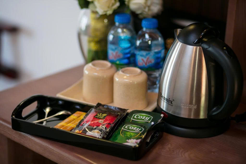 Essential room amenities provided for guest convenience Essential room amenities provided for guest convenience