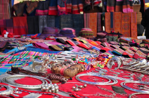 Handmade ethnic textiles and handicrafts