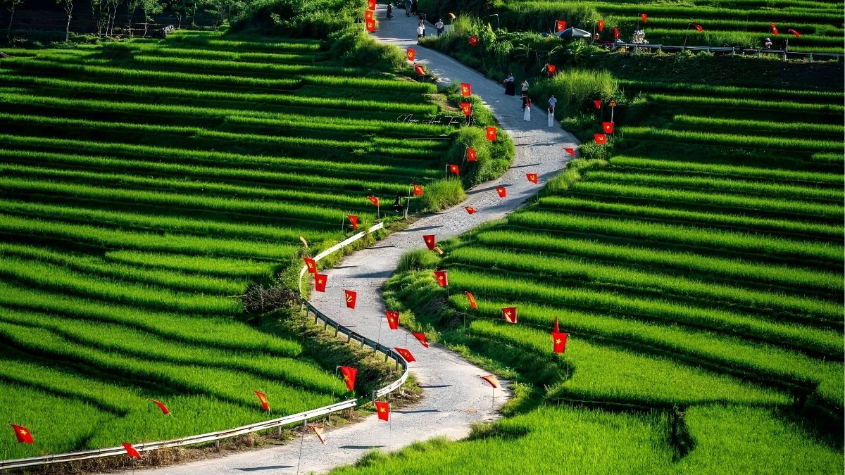 The famous S-shaped road in Pu Luong (Source: Tuoi Tre và Phap Luat) The famous S-shaped road in Pu Luong (Source: Tuoi Tre và Phap Luat)