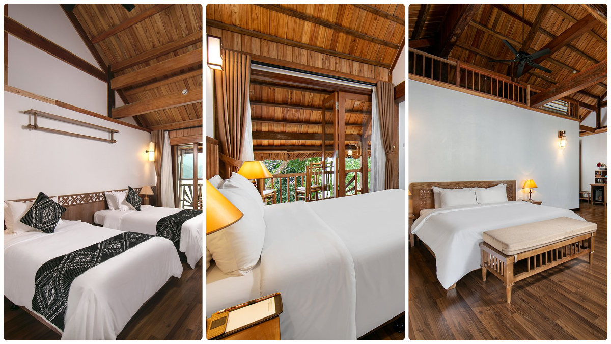 Mai Chau Hideaway Resort’s accommodation