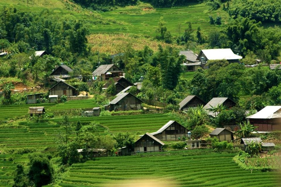 Khung cảnh thung lũng lúa và nhà sàn mộc mạc tại Bản Lác, Mai Châu (Nguồn: Dân tộc & Phát triển) Khung cảnh thung lũng lúa và nhà sàn mộc mạc tại Bản Lác, Mai Châu (Nguồn: Dân tộc & Phát triển)