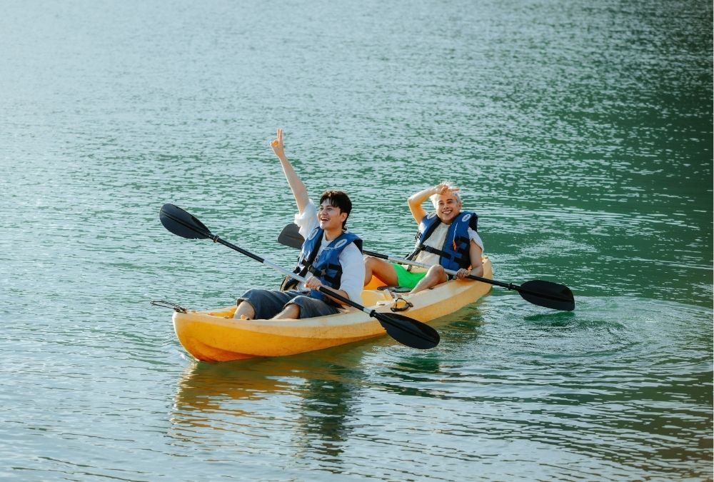 Chèo kayak Chèo kayak