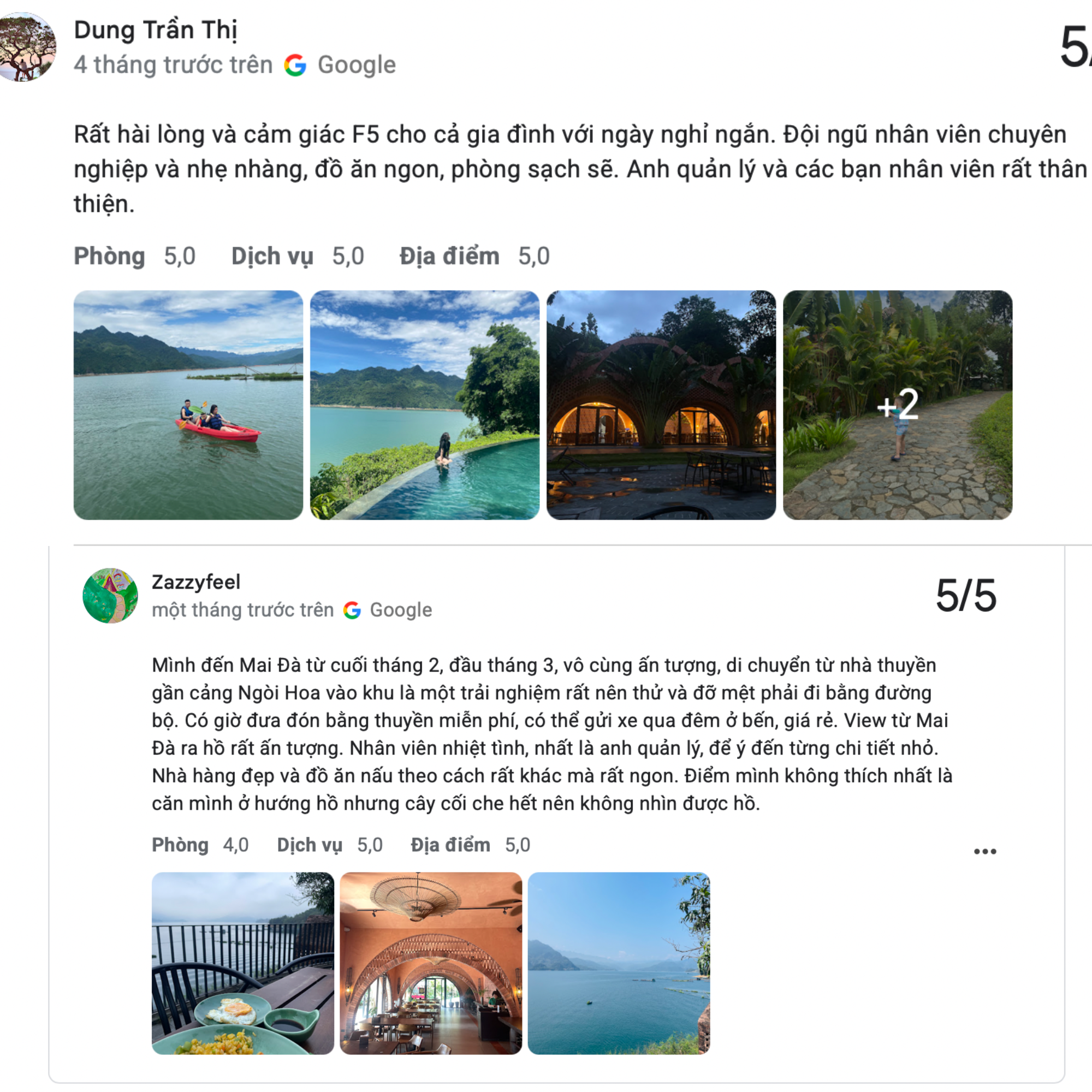 Cảm nhận của du khách về chất lượng dịch vụ tại resort Cảm nhận của du khách về chất lượng dịch vụ tại resort