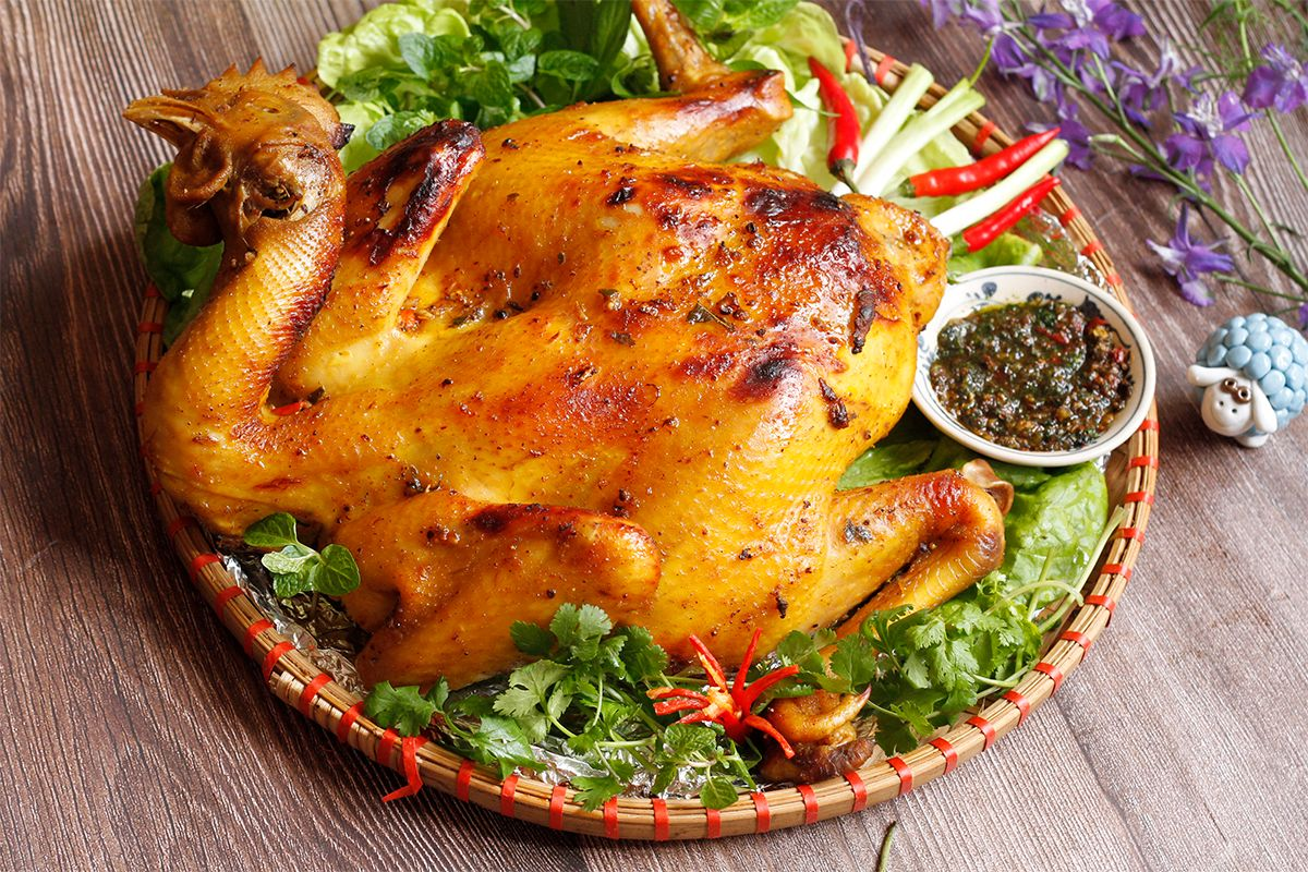 Gà đồi nướng mắc khén - món ăn khó cưỡng khi đến Mai Châu Gà đồi nướng mắc khén - món ăn khó cưỡng khi đến Mai Châu
