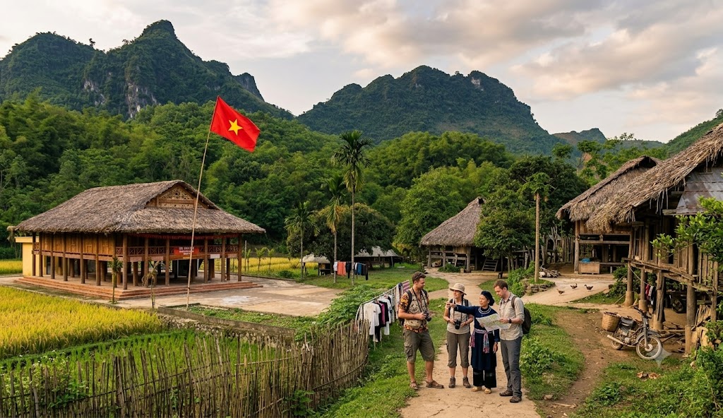 One day in Mai Chau (Source: Collected) One day in Mai Chau (Source: Collected)