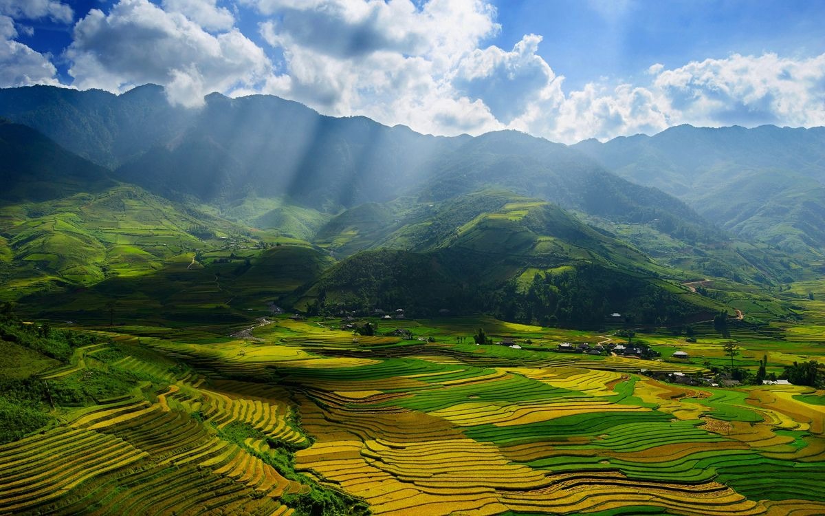 Mai Châu và Pù Luông như một bức tranh thủy mặc với những thửa ruộng bậc thang (Nguồn: Crystal Bay) Mai Châu và Pù Luông như một bức tranh thủy mặc với những thửa ruộng bậc thang (Nguồn: Crystal Bay)