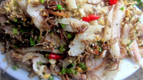 Nộm hoa chuối rừng