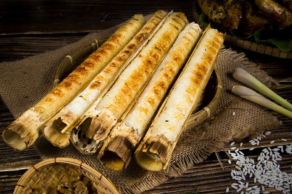 Cơm lam (nguồn: Dân trí)