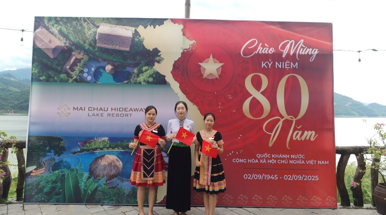 Sự kiện chào mừng kỉ niệm 80 năm Quốc Khánh tại Mai Chau Hideaway Lake Resort