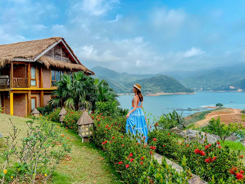 nhận phòng tại Mai Chau Hideaway Lake Resort